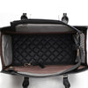 Luxury Pet Purse Travel Carrier Tote Bag Black