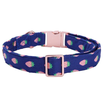 Strawberry Dog Collar|Bowtie|Leash