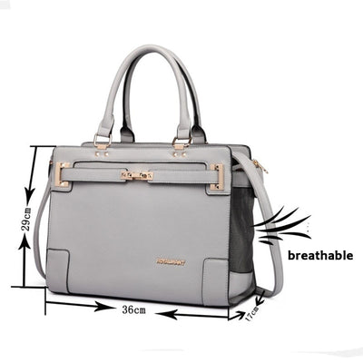 Luxury Pet Purse Travel Carrier Tote Bag Gray