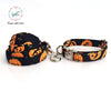 Halloween pumpkin Jack o Lantern Dog Collar|Bowtie|Leash