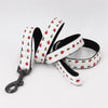 Ladybug & Honey Bee Bowtie Dog Collar & Leash