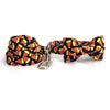 Halloween Candy Corns Dog Collar|Bowtie|Leash