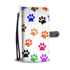 Rainbow Paws Cell Phone Wallet Case
