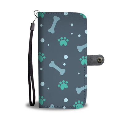 Bones & Paws Cell Phone Wallet Case