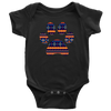 Tribal Paw Baby Onesie 11 Colors AVAILABLE Size: Newborn - 24M - Infant Jersey Bodysuit - MADE IN THE USA