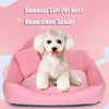 Luxury Dog Rhinestone Sofa Furniture Pet Bed PINK/GREEN/GREY