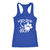 Don't Shop Adopt Paw Print - Ladies Racerback Tank Top Women - PLUS Size XS-2XL - MADE IN THE USA