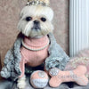 Luxury Designer Dog Chewnel Ball & Bone Plush Puppy Toys Pet Supplies Chew Toy with squeaker