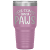 Here comes Santa Paws - - 30 OZ TRAVEL TUMBLER | ETCHED / ENGRAVED STAINLESS STEEL MUG HOT/COLD CUP - 13 COLORS AVAILABLE