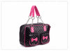 Luxury Pet Dog Travel Bowtie Carrier purse - 2 Colors