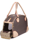 Luxury Puppy Purse Vegan Leather Luggage Dog Pet Carriers