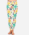 Colorful Dog Puppy Paw Print Leggings - 3 Colors