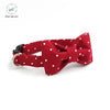 Red n Polka Dot Dog Collar|Bowtie|Leash