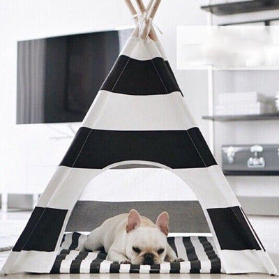 Black & White Fashion Chic Pet TeePee