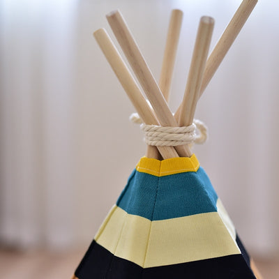 Colorful Striped Pet Teepee