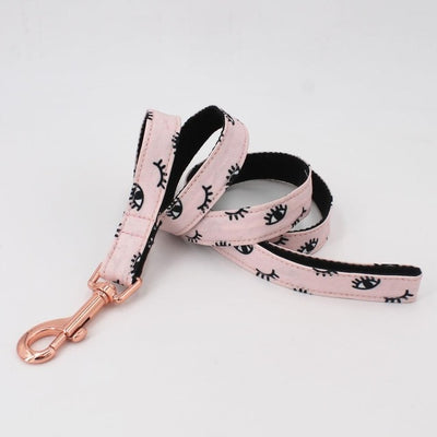 Lovely Lashes Bowtie Dog Collar & Leash