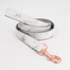 Marble Dog Collar & Leash Faux Leather