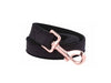 Black Velvet - Rose Gold Pet Collar & Leash