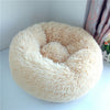 Plush Round Donut Pet Bed