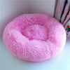 Plush Round Donut Pet Bed